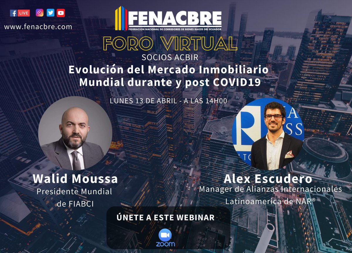 fenacbre's tweet photo. Continuamos con la capacitación continua, preparándonos para la nueva forma de hacer negocio.
"Evolución del Mercado Inmobiliario Mundial durante y post COVID-19"
Para más información e inscripciones, contacta a tu Asociación local

#YoSoyAcbir
#NAR
#Capacitacion
#PanoramaGlobal https://t.co/5X2XPu2kSJ