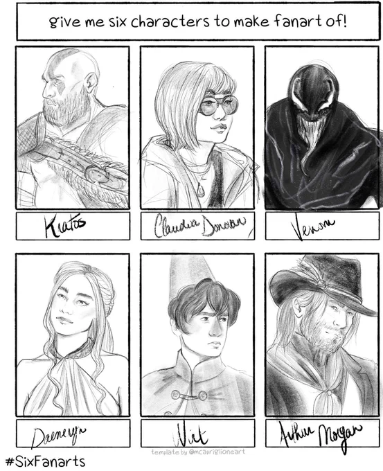 Round 1 of #SixFanarts 