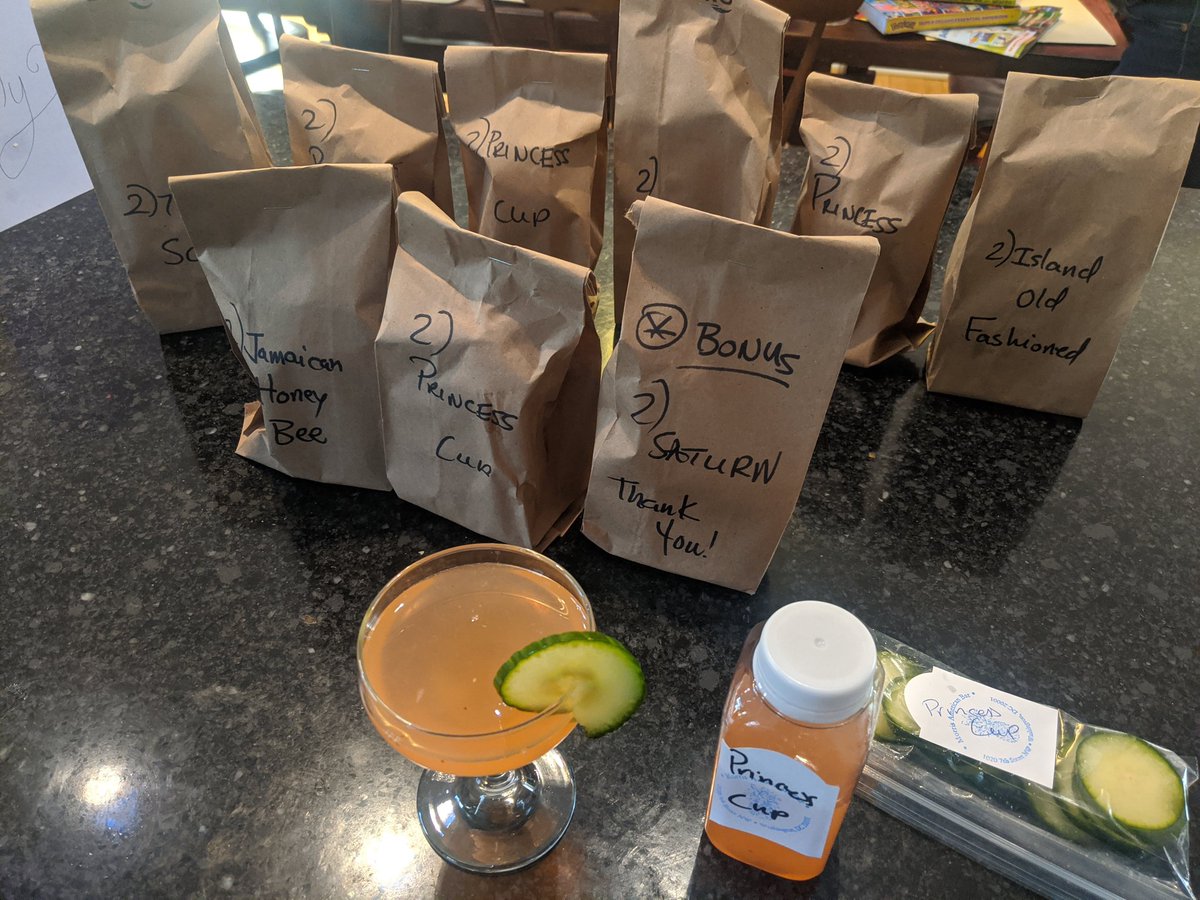 SilverSpringJoe's tweet photo. Absolute bonanza from @MorrisBarDC tonight... This might get us through a few days 😁🍸🍸🍸 https://t.co/b7DtUzs4yP