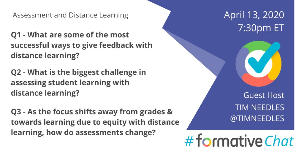 goformative's tweet image. Please join us TOMORROW for #formativechat!
Guest Host: @timneedles

#edtech
#formativetech
#goformative
#elachat
#mathchat
#sschat
#engchat
#scied
#langchat
#arted
#stuvoice
#studentchoice
#studentvoice
#whatisschool
#samrockwell
#KidsDeserveIt
#eduhero