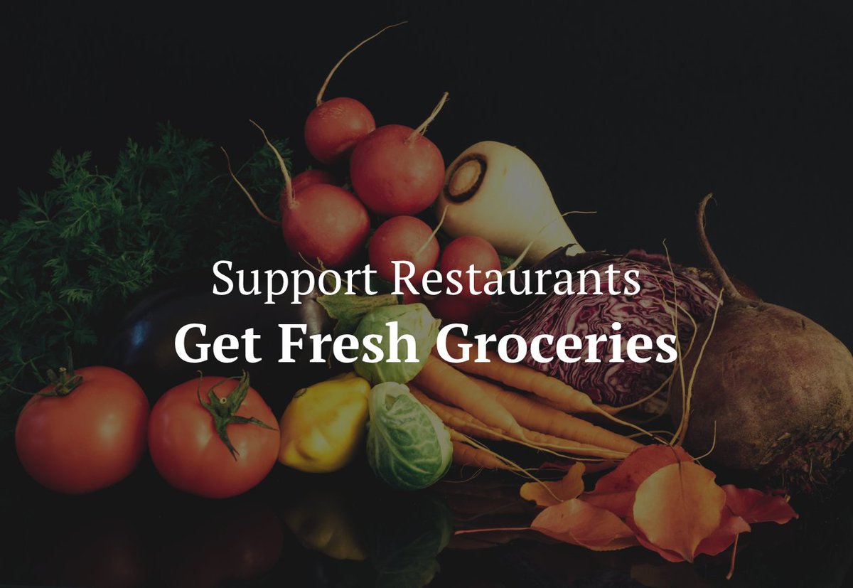 In response to Covid-19, I've put together Outpost, a service to help support small restaurants and help people get groceries without going to the supermarket. groceryoutpost.com