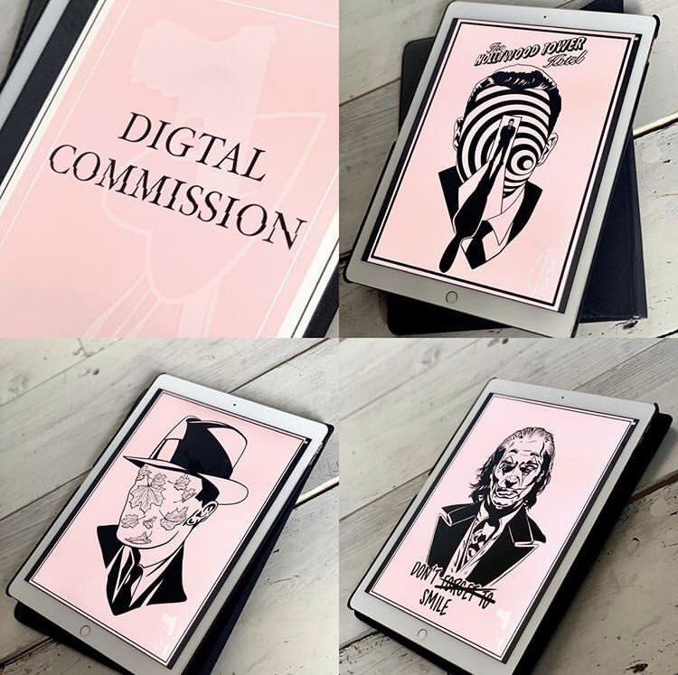 Check out Kevin McNamara’s Instagram profile to get a piece of original unique digital art! He’s open for commissions!