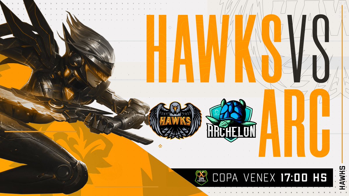 HawksLatam's tweet photo. #LOL ¡Cuartos de final!

Mañana a las 17:00hs nos enfrentaremos en un BO3 a @ArchelonGaming por la #CopaVenex.

📺 https://t.co/jGxYs0kXQ7

#GoHawks🦅 https://t.co/stnukQBAbi