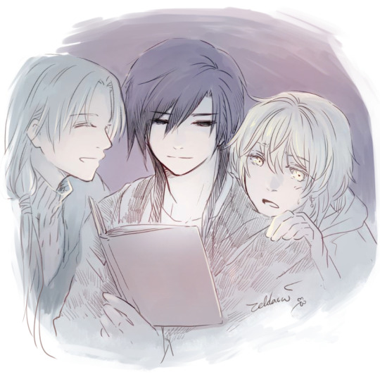 More old sketches of the three ^^ 