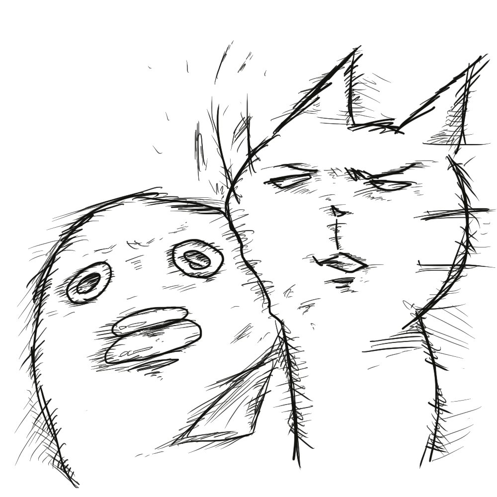 劇画風に描こうと思ったら画太郎先生っぽくなってしまったブリと猫?️??
良いどようびになりそう?
#イラスト #イラスト好きな人と繋がりたい #イラスト好きさんと繋がりたい #イラスト王国 #猫