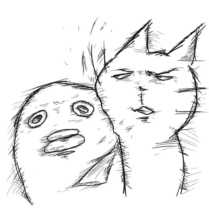 劇画風に描こうと思ったら画太郎先生っぽくなってしまったブリと猫?️??
良いどようびになりそう?

#イラスト  #イラスト好きな人と繋がりたい #イラスト好きさんと繋がりたい #イラスト王国 #猫 