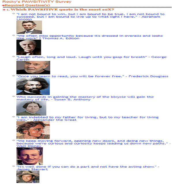 Help us pick the most #10X quote  #GIVEADOGABONE <a href="/GrantCardone/">Grant Cardone</a> #MassiveActions survey.constantcontact.com/survey/a07eh0z…