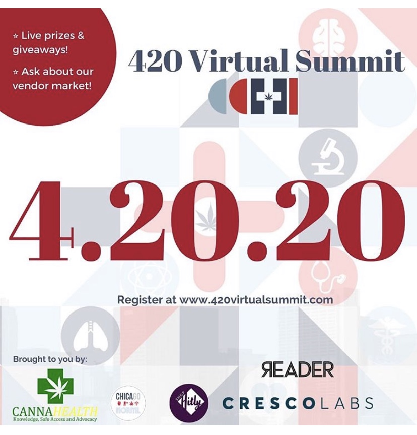 TheMazeCalendar's tweet photo. @ChicagoNorml and @CannaHealthMag are holding the 2nd Annual Health &amp; Wellness Fair online. List of speakers, demonstrations, and presentations at the event website:

https://t.co/c0ZiDaiIoi

#CannabisCommunity #colorofcannabis #knowyourrights #cookingwithcannabis #hemp https://t.co/9wdziQmEHY