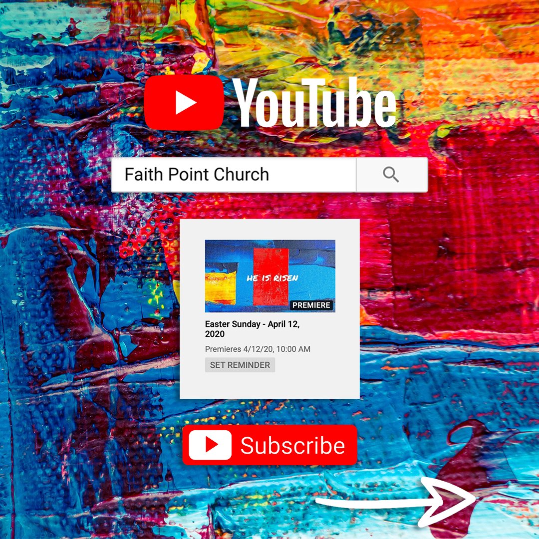 faithpoint's tweet photo. Join us this Sunday on Youtube and Facebook at 10 AM or on KWTX at 10:30 AM for a special Resurrection Service! We have an encouraging Easter message for you, a message for your children, and a very special worship set recorded at the Faith Point Worship Center. See you there! https://t.co/trhqq3f6LO