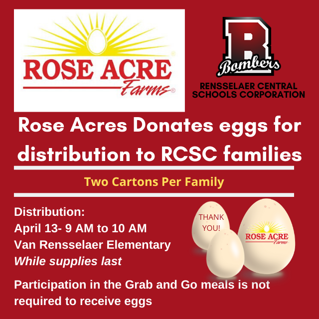 RCSC_Bombers's tweet photo. The RCSC Community is very grateful! Thank you Rose Acres for donating eggs to RCSC Families! #LoveWhereYouLive https://t.co/zYPy6ewBpP