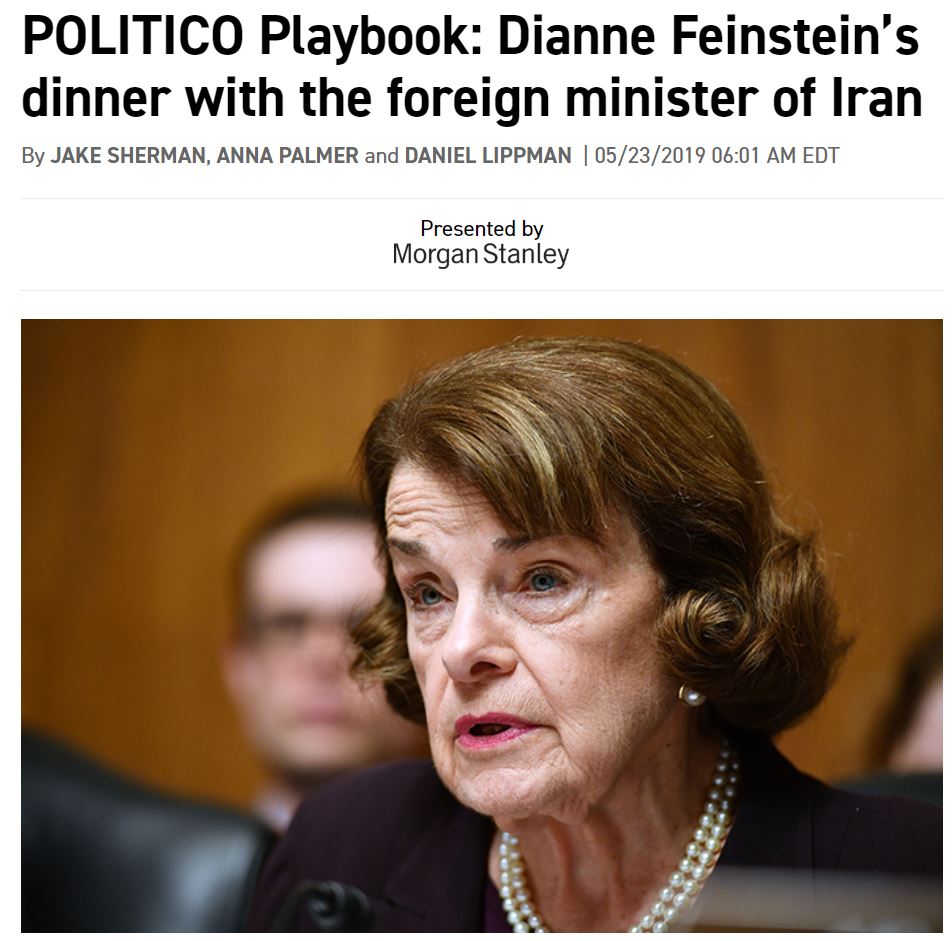 THREAD1) @SenFeinstein is the latest voice calling for a return to the Obama years of appeasing the regime in  #Iran & actually trusting the mullahs with a $5 bn IMF loan.Reminders:-Feinstein dined with  @JZarif back in May 2019-Iran spends billions on supporting terrorism