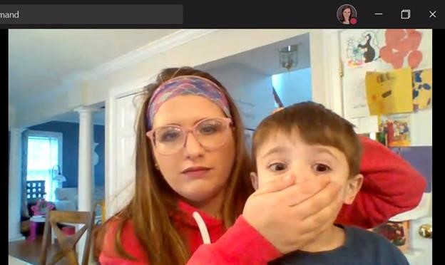 ConnecticutCPAs's tweet photo. And for your Friday dose of humor... here's our screengrab of the week. To those of you juggling #workfromhome and #homeschool, we salute you - and we feel you. Have a great weekend, get outside, and stay safe. #pleasemuteyourself #nokidswereharmedinthiszoomcall https://t.co/oFgJgoVGa6