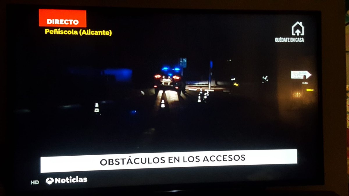 breakinggrizzly's tweet photo. Pues resulta que Peñíscola se ha mudado de provincia en pleno confinamiento #YoMeQuedoEnCasa https://t.co/9BLiIPbtbZ