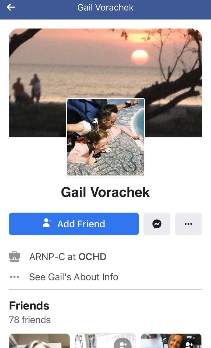  #naplesalleycat  #ErikaWaters  #gailvorachek pictures: 1,2,3,4 show the chronological progression of her fb account. Pay attention to the background images. Not the original account used the same profile pic of the twitter  @naplesalleycat