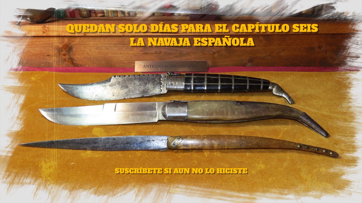 Ruiz_elViejo's tweet photo. Faltan solo unos días para el capítulo seis.
La navaja española.
Suscríbete al canal si aun no lo hiciste y dale a la campanita.

https://t.co/nPUnEYV8uG https://t.co/YHFPtTYnGv