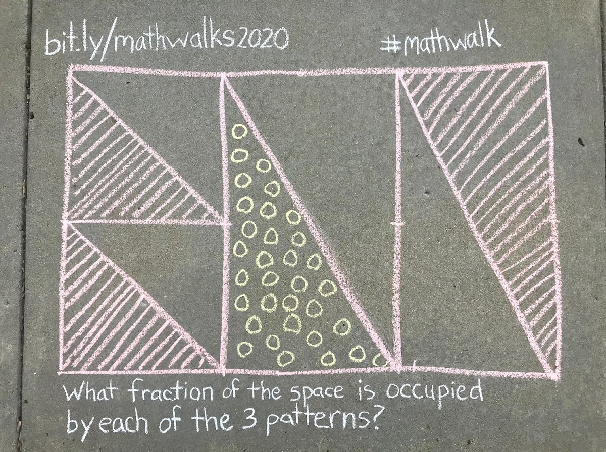 MathforLove's tweet photo. Sidewalk Math Challenge - https://t.co/EydrlP0rKJ

(Recognize the crisis, seize the opportunity.) https://t.co/v4fz954x6P