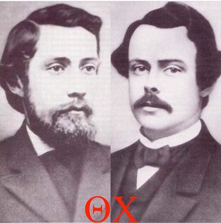 Happy Founders’ Day Theta Chi! We owe our brotherhood to Arthur Chase and Frederick Norton Freeman. #thetachi #foundersday #resolutemen