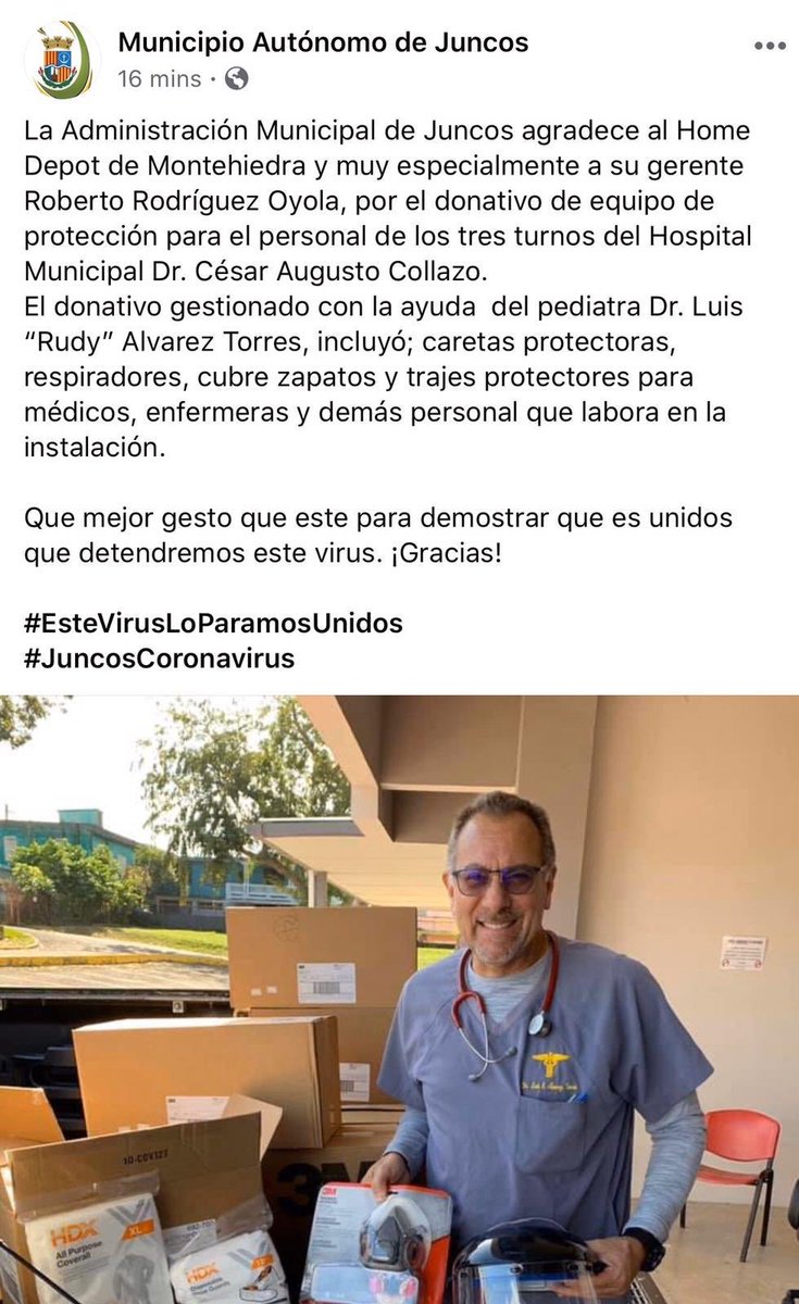 Our Puerto Rico team helping the community again! Great job to ⁦<a href="/HomeDepot/">The Home Depot</a>⁩