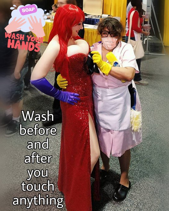 Clean everything!
#covid19memes #covid19 #staysafe #WashYourHands #jessicarabbit #StayHome https://t
