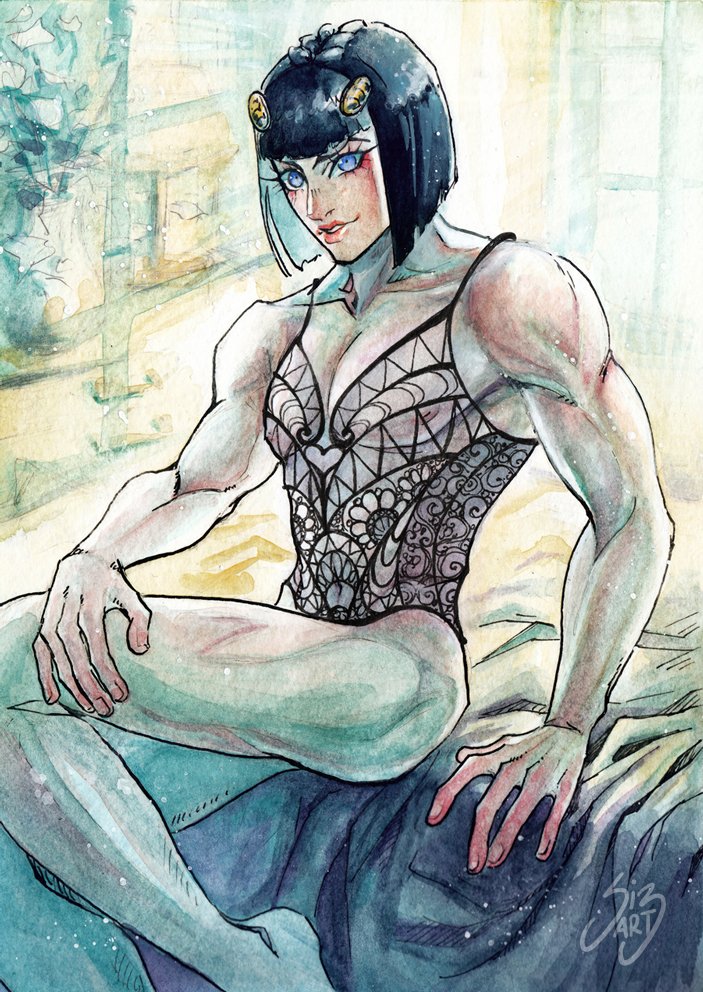 si3art's tweet photo. Oh, you are up early, buongiorno~♡
•
•
•●•●•●•●•●•●•●•●•●•●•●•
#Bruno #BrunoBucciarati #jjba #ventoaureo #undresscharacter  #undresscharacterchallenge https://t.co/ETQtLugHaL