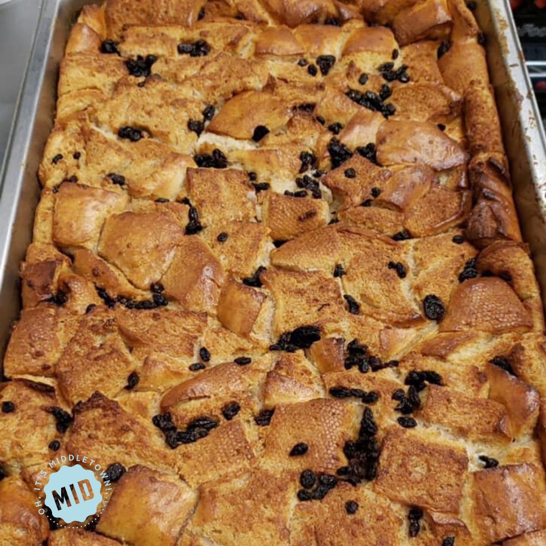 When The Swire Inn announces they're giving out free bread pudding for orders over $25, you immediately get on the phone &amp; place a takeout order. Get carry out everyday from 11:00am until 8:00pm! Their whole menu is available all day! YUM! #ItsMiddletown