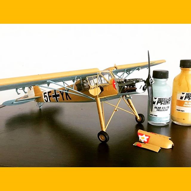 mmpaint's tweet photo. Gran trabajo terminado de @rogergalsa con productos #MonkeyModellingPaint . #storch #fieseler #german #Fi156 #Luftwaffe #modelaircraft #syfymodel #scalemodelsworld #gunpla #wasteland #armormodelling #afv #weathering #aircraftmodelling #aircraft #plamodel… https://t.co/nho5tcjozh https://t.co/JJJNt5tPUd