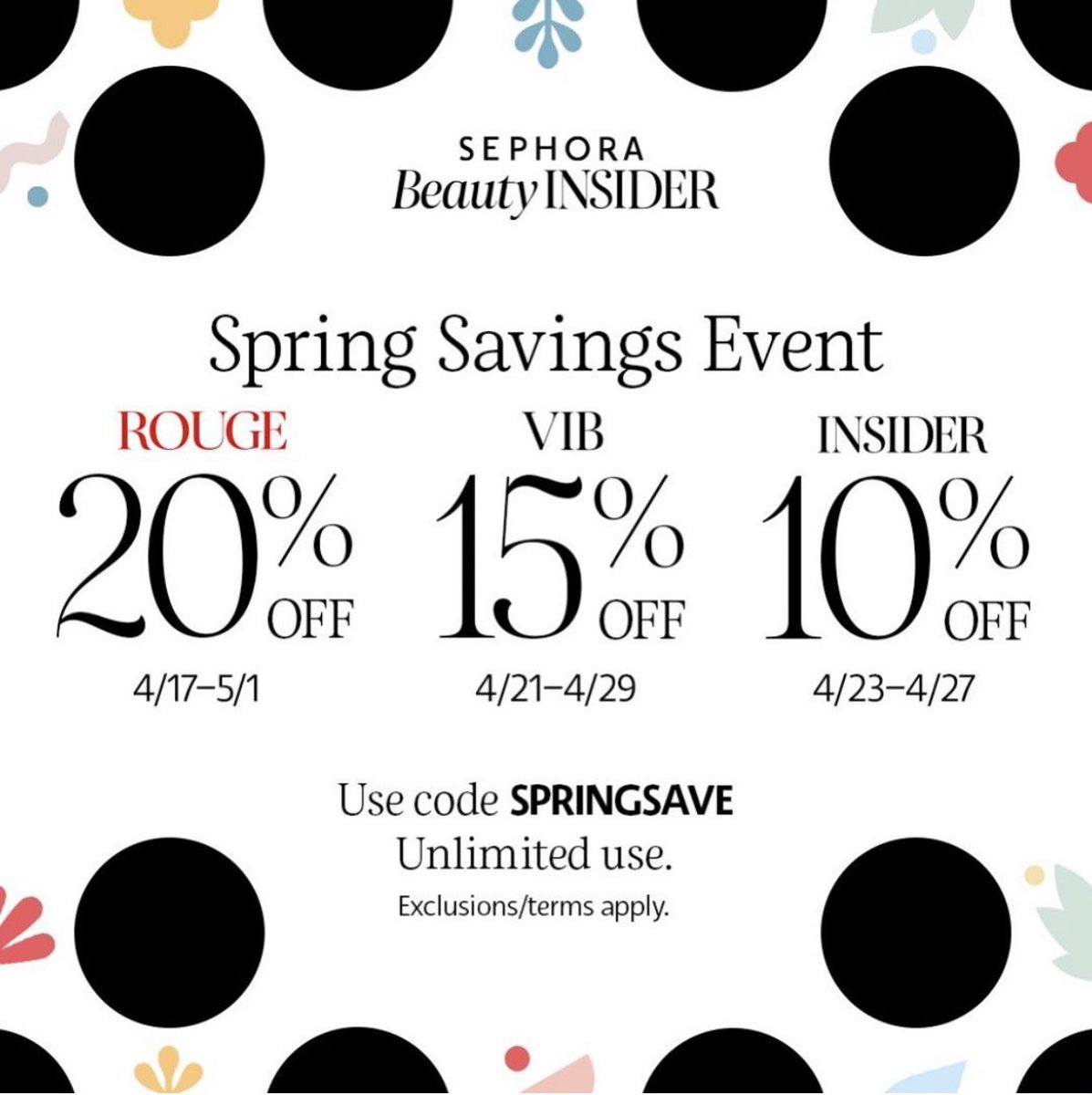 makeuppforyou's tweet photo. Just a few more days until the @Sephora Spring Savings Event!! 🤩 Start saving #makeuplover https://t.co/03Ncb2crij
