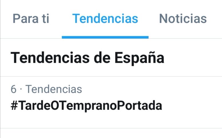 AnaGuerraCFO's tweet photo. Estamos happyfelises porque #TardeOTempranoPortada es #6TT 💜 https://t.co/8quCxmGxHi