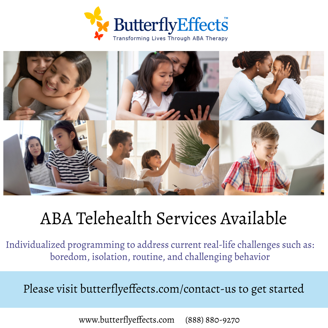 RecruitingABA's tweet photo. Telehealth is becoming the #NewNormal, and Butterfly Effects understands the need for #socialdistancing during these difficult times.  Contact us to learn more about starting ABA services remotely via #telehealth! #ABATelehealth #ButterflyEffectsABA #Autism https://t.co/kPKigVhg8d