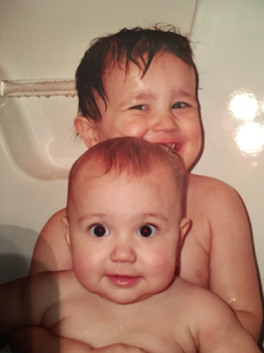Sweetiepetey98's tweet photo. Proudest and easily the most blessed brother out there. From your first day to a lifetime to come. Love u Tubby❤️ #NationalSiblingsDay  ft. @clayettling24 https://t.co/x5uSw2eETm