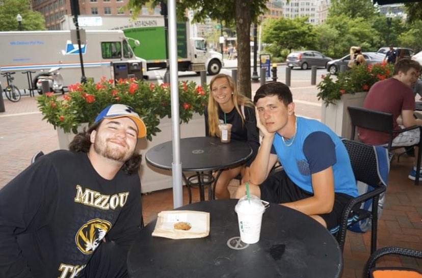 Sweetiepetey98's tweet photo. Proudest and easily the most blessed brother out there. From your first day to a lifetime to come. Love u Tubby❤️ #NationalSiblingsDay  ft. @clayettling24 https://t.co/x5uSw2eETm