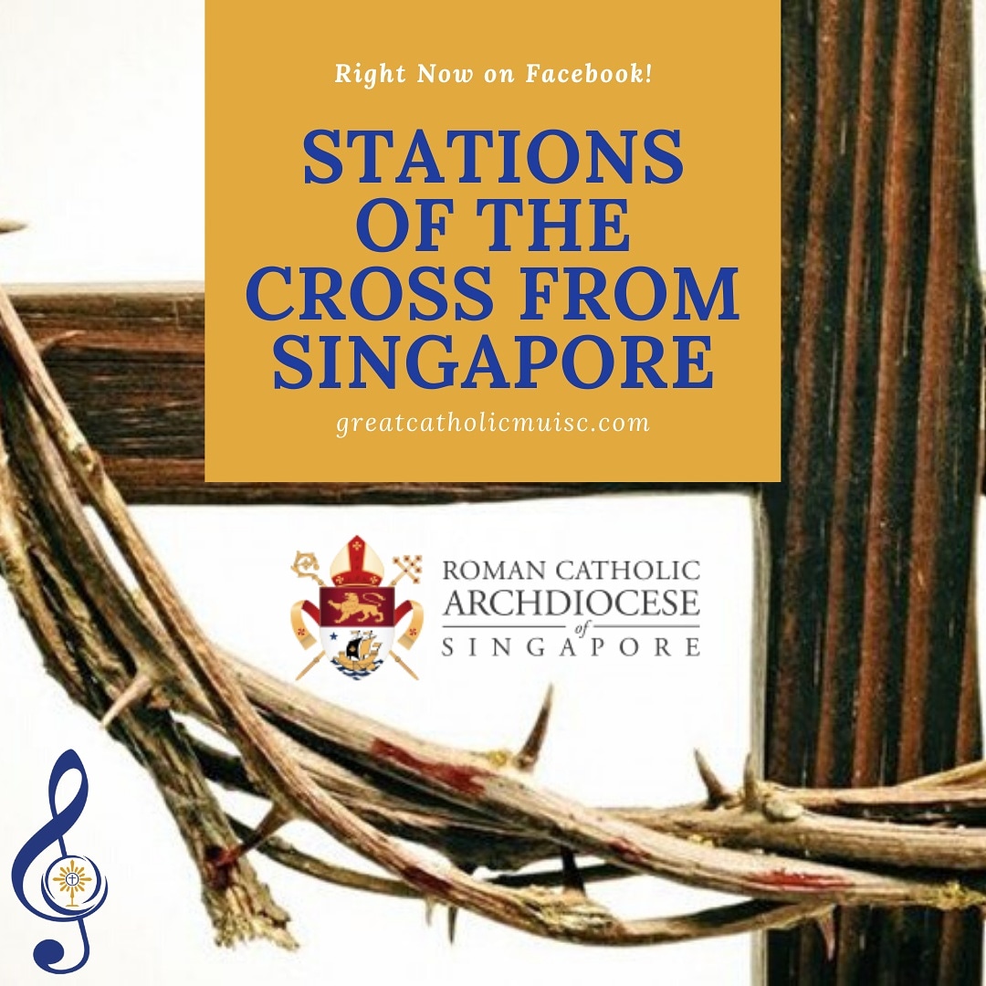 Join us we pray this beautiful rendition of the Stations of the Cross from the Roman Catholic Archdiocese of Singapore. Just got to our Facebook page. The solemn prayer and haunting music reminds us of Christ's suffering and sacrifice on this day. #goodfriday #stationsofthecross