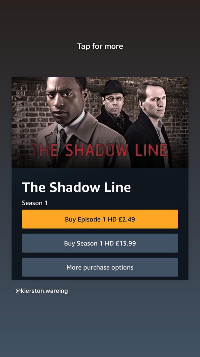 Donnaptaylor's tweet photo. Really looking forward to watching this. Now on Amazon Prime - Staring #KierstonWareing! 🌟Great cast!!! #TheShadowLine 🌟 https://t.co/dhDeMPV1JU