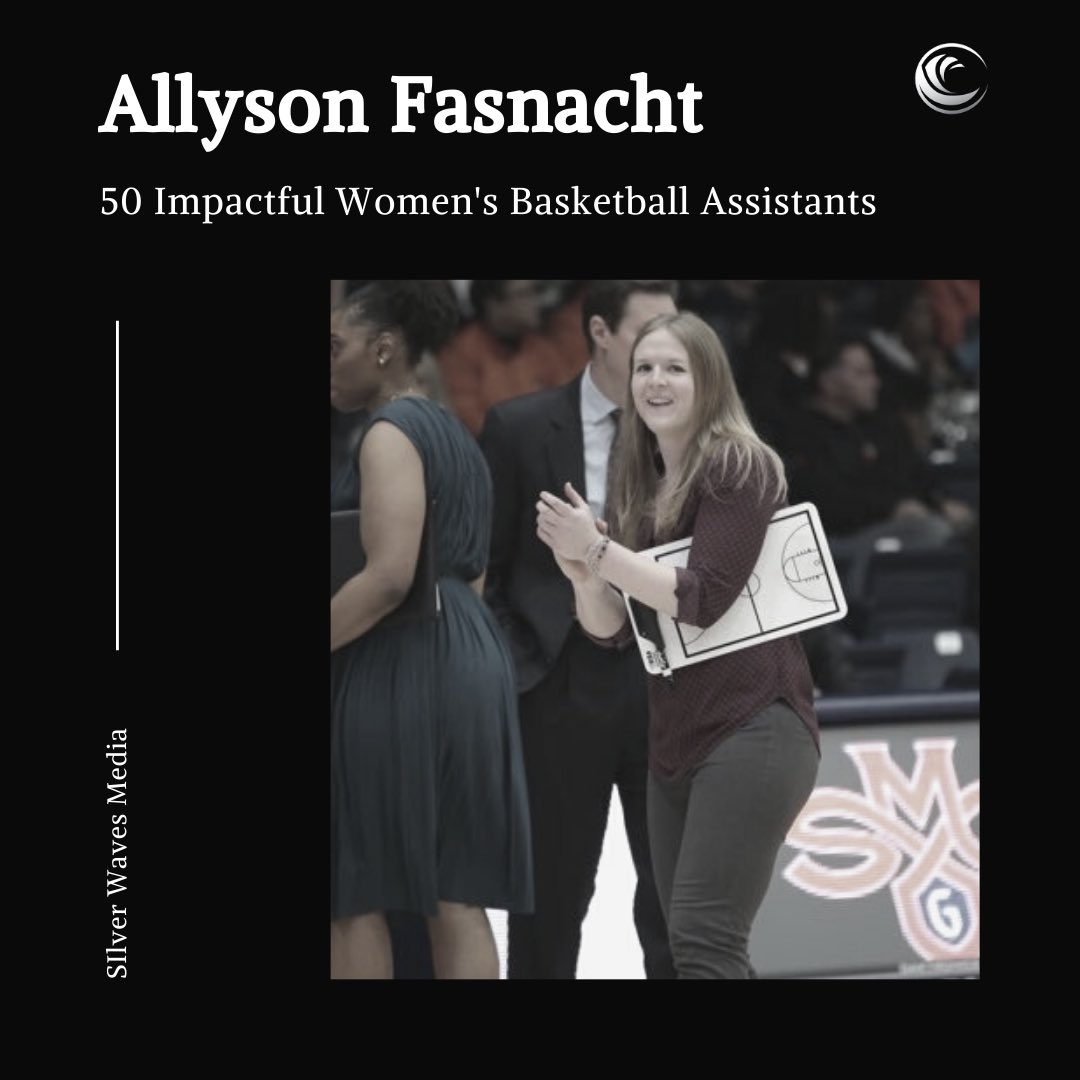 SilverWaveMedia's tweet photo. Congrats to Saint Mary’s Associate Head Coach Allyson Fasnacht on being named one of fifty impactful assistants in Women’s D1 Basketball - @ALfasnacht 

https://t.co/jlpGqyytUV https://t.co/S98jO3G6le