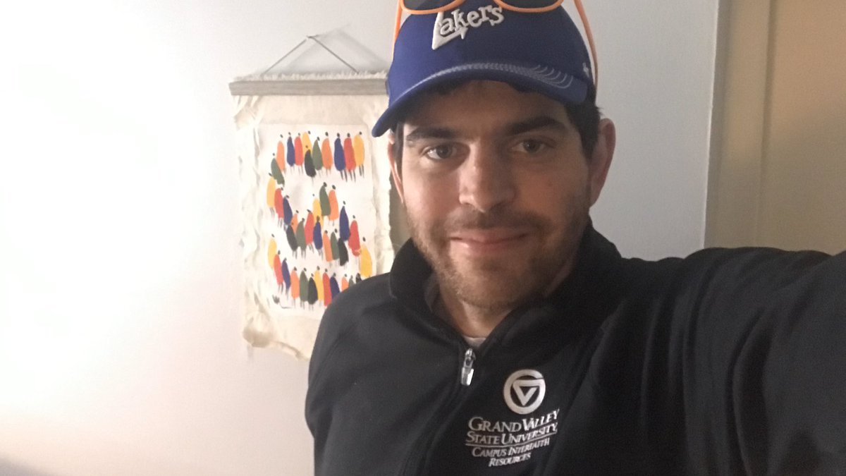 GVSUInclusion's tweet image. As promised 🎉 Different location, SAME Kevin McIntosh, he/him, from the @GVSU Campus Interfaith Resources office. We’re here, Lakers ➡️ gvsu.edu/inclusion/remo… 💙⚓️ #gvsu #ReachHigherTogether