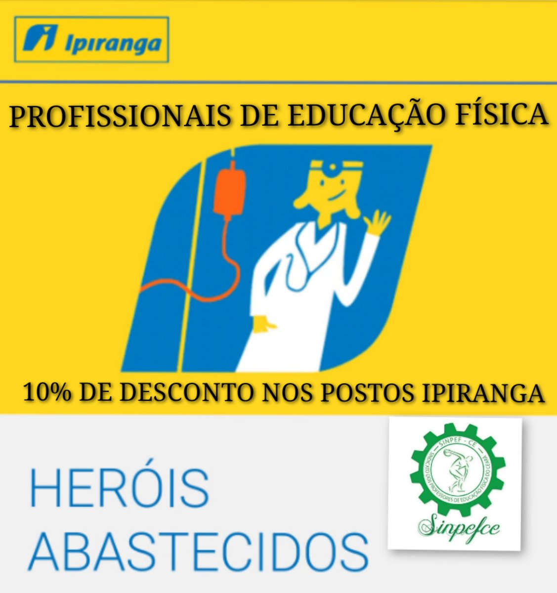 RodrigoAlvesAn4's tweet photo. E ATRAVÉS DESTA INSCRIÇÃO, ENVIAREMOS SEUS DADOS PARA A PROMOÇÃO POSTOS IPIRANGA.

VOCÊ PRECISA SE INSCREVER E ENTRAR NO GRUPO DO SINPEFCE, COLOCANDO "HERÓIS ABASTECIDOS" (SIM)!
2- Caso não tenha o app Abastece Aí, faça download nas lojas e aproveite!
https://t.co/kBzlNM4dpl https://t.co/lgQzdZ1HJ0