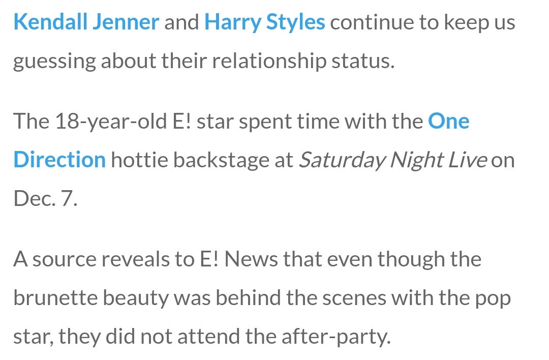 07 December 2013: Kendall was also backstage at SNL that night and they went clubbing afterwards.