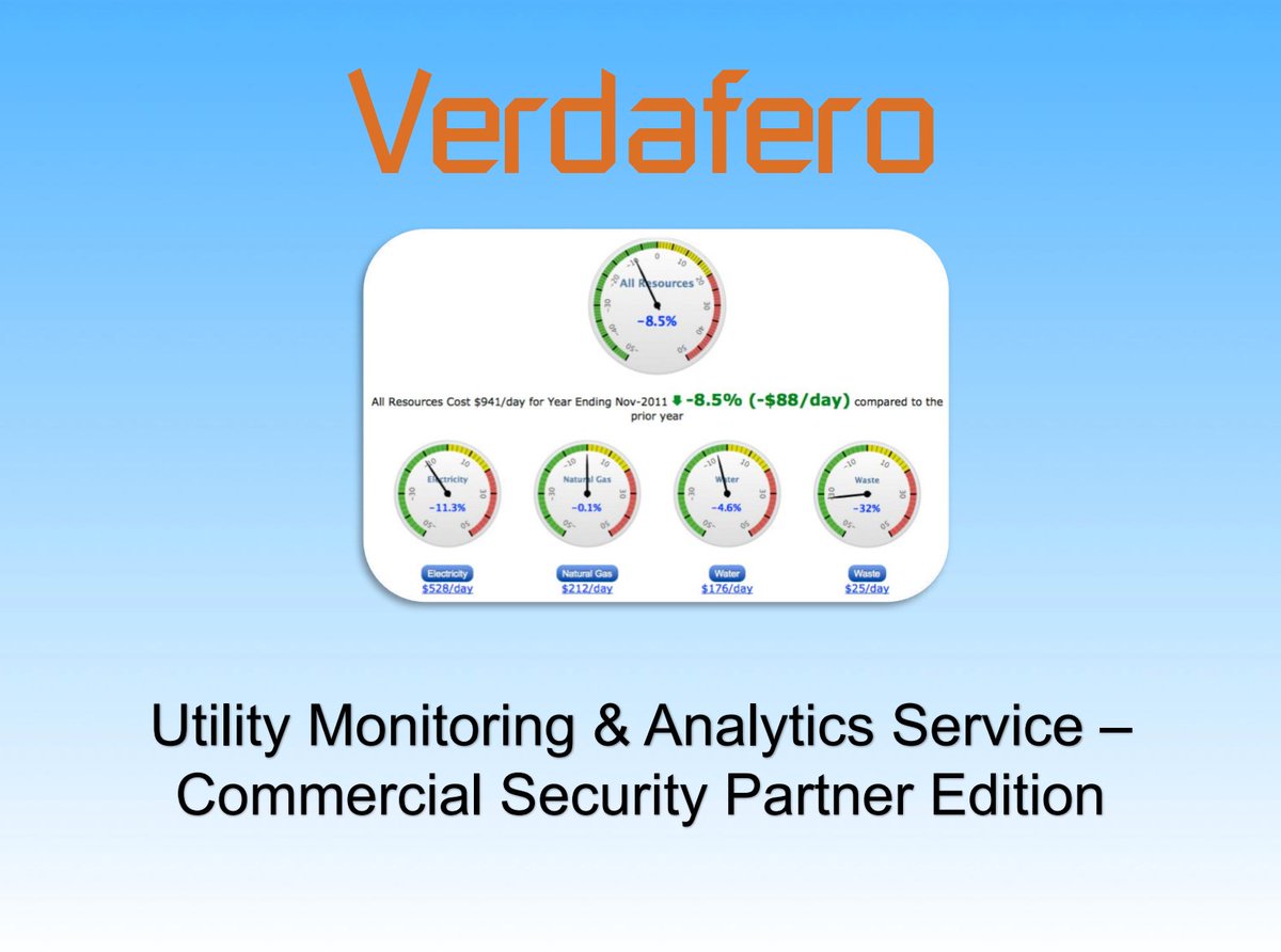 The Internet-of-Things and Utility Monitoring | #Verdafero #IoT #UtilityMonitoring #Security | Alarm Dealers and Security Integrators can constantly monitor & report all utility data streams from a client’s multiple facilities to ID misuse, fraud...  buff.ly/3b4uQAU