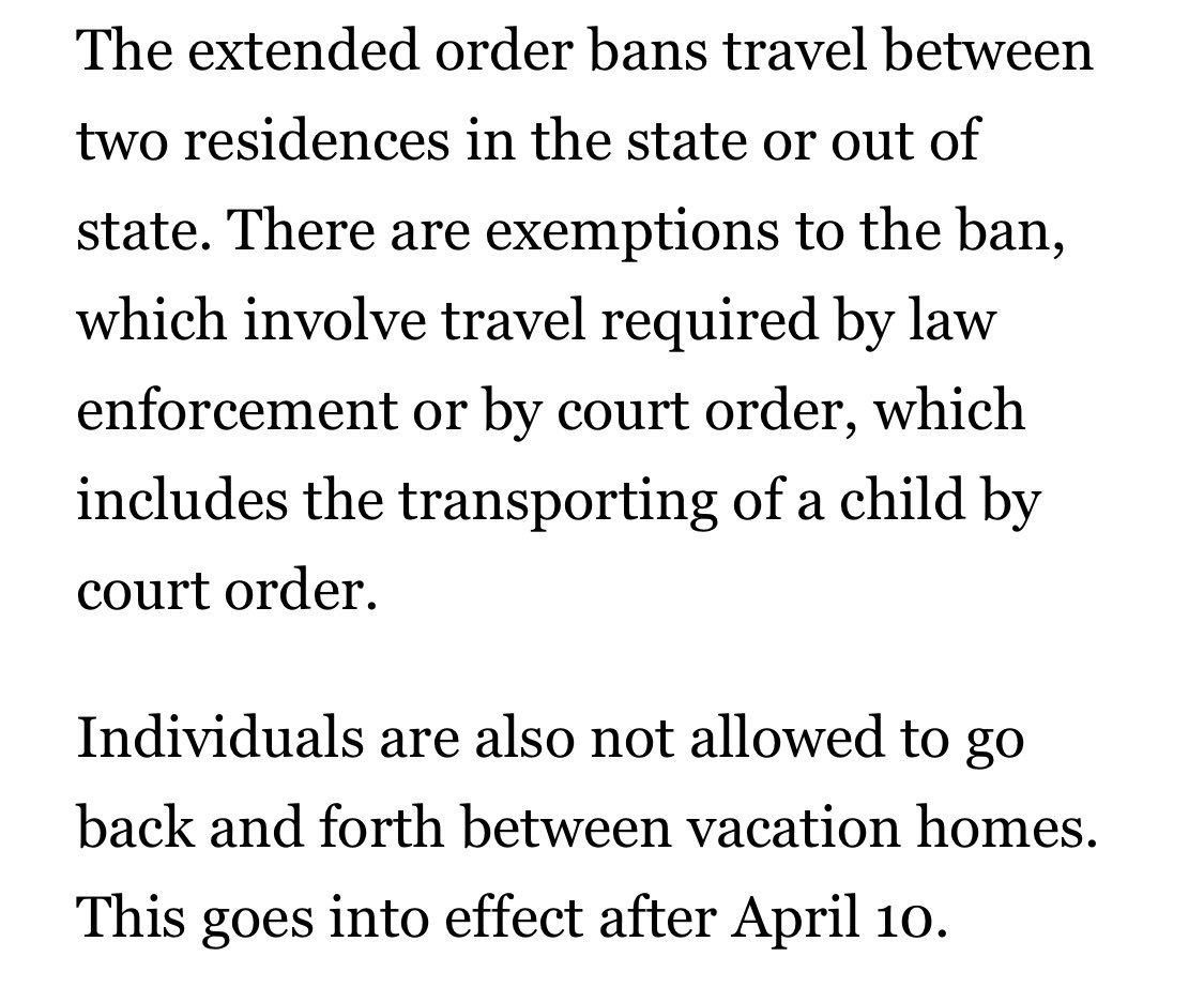 If you own two homes in  #Michigan  @GovWhitmer has decided you only get to occupy one of them.