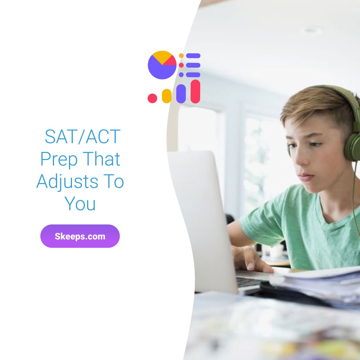 SkeepsLearning's tweet image. Not everyone learns things in the same way. For instance, some people might learn best with bar charts or line graphs. Our app, Skeeps, will adjust to the way you learn best. Get started for free now at Skeeps.com.