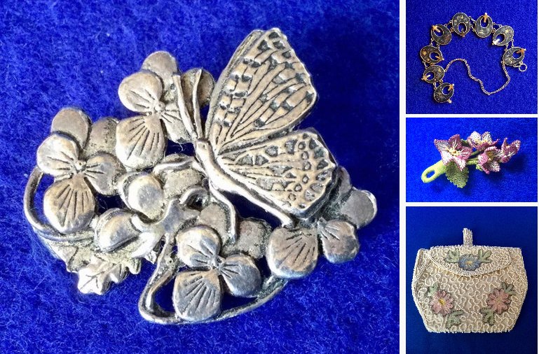 Vintage 1980s Signed & Dated MASJ Silver Plated etsy.me/2RtKP3C #jewelry #brooch @EtsyMktgTool #mdeinwales #butterflybrooch