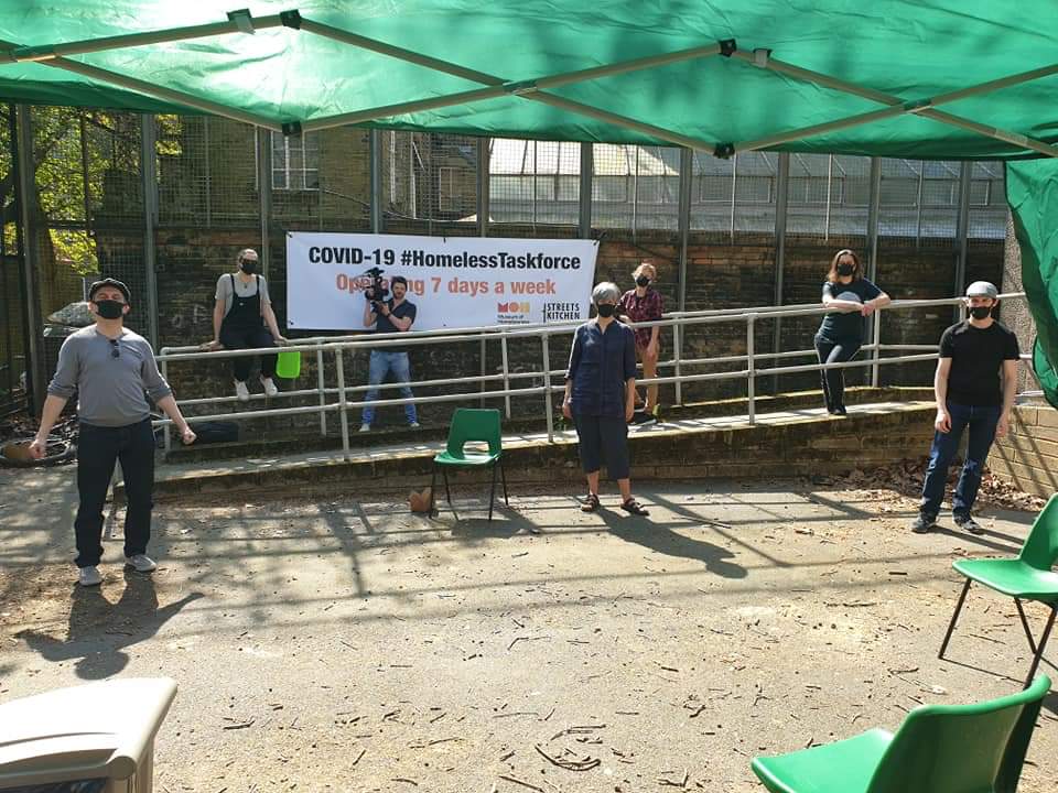 streetskitchen's tweet photo. Our #Camden crew with #CompassionLondon served almost 150 meals today to those newly accommodated and those still on the streets in the borough earlier 😞
Massive respect to ALL our crews & friends across #London still operating EVERY single day ❤
#GiveAShift #MoreThanAroof https://t.co/VTBmwd3HOC