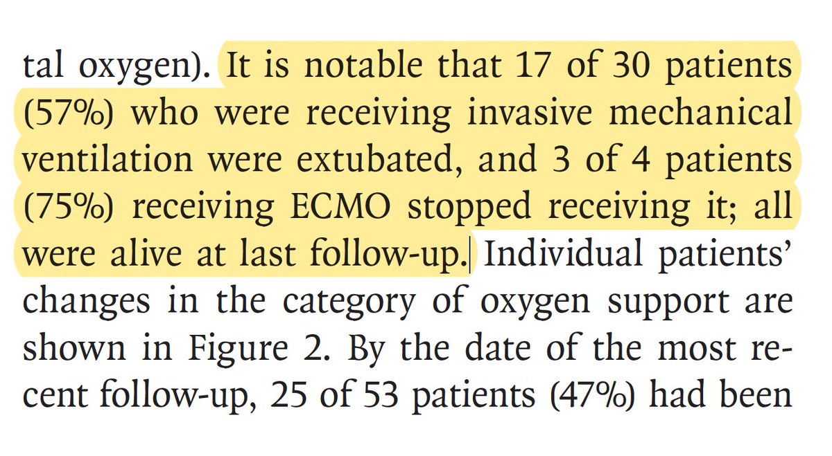 The most important sentence in the  @NEJM paper to signal this drug works