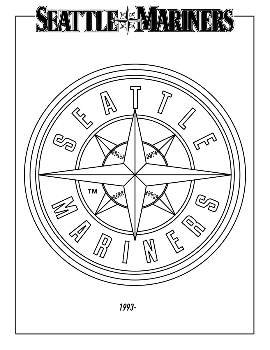 Seattle Mariners No Twitter Kick Off The Weekend By Setting Your Creativity Free With Some Mariners And Marinermoose Coloring Pages Https T Co F6gcxzx1s3 Twitter
