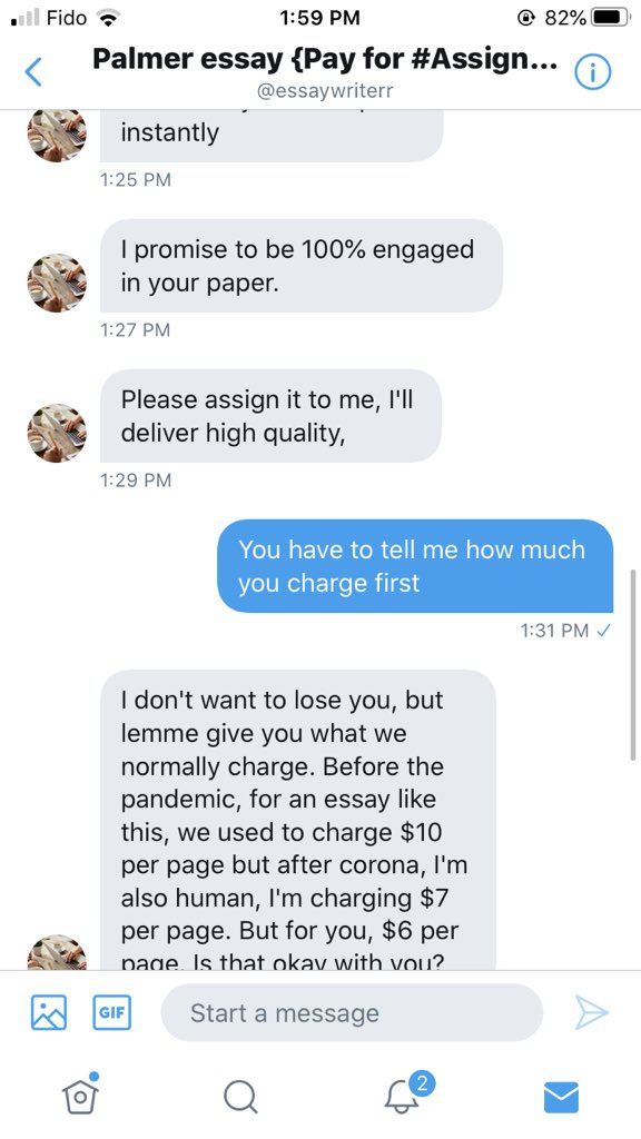 Here’s the conversation we had  Right off the bat I tried being as unprofessional as I could, just to see how a professional tutor would react. Not sure how professional it was for them to say “you’re my angel” I mean cmon at least say “you are my angel”  (part 1)