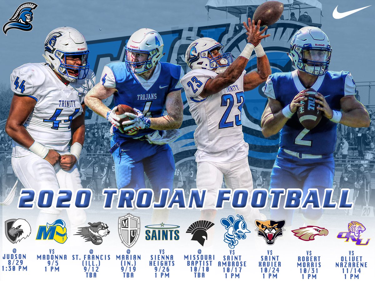 🚨🚨2020 schedule is out!🚨🚨

#Trojans4Christ @CoachButlerTIU <a href="/_Coach_Franz/">Coach Franz</a> @coachbourbonTIU <a href="/CoachAmos03/">James Amos ✝️</a> <a href="/CoachAMcCrory/">Austin McCrory</a> <a href="/Coach_Woody24/">Coach Woodson</a> @CoachHudgTIU @CoachMonte_TIU