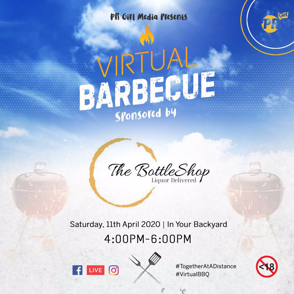 PRGirlMedia's tweet photo. Look who's bring the Vodka?! It's the best liquor delivery store in town @bottlestorezm, it's a party!!!
๐บ๐๐๐
#PRgirl2020 #BeingMissNyambe #VirtualBBQ #TogetherAtaDistance #StayHome #LifestylePR #Events #PRGirlMedia #ItsAPRThang #Lusaka #Zambia https://t.co/YL4RaJ0bh6