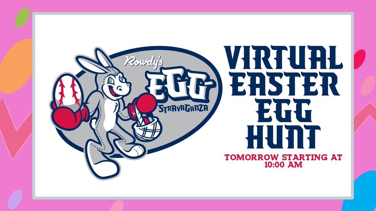 I'm so excited for my EGG-STRAVAGAGANZA that I have planned tomorrow! Tune into <a href="/RumblePoniesBB/">Binghamton Rumble Ponies</a> starting at 10:00 AM for my 1st ever virtual Easter Egg Hunt 🐥🥚🐰!