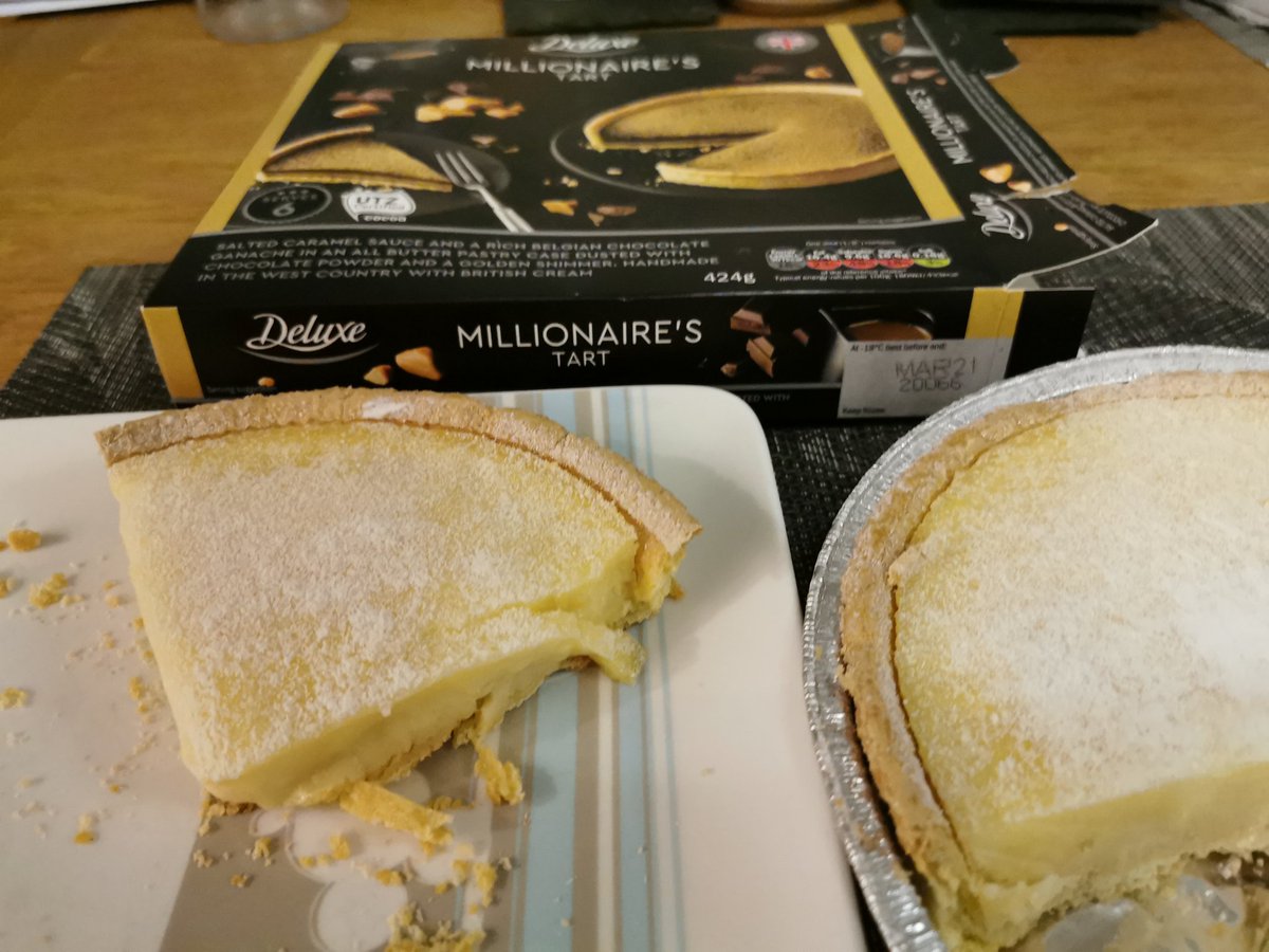 Triple_W's tweet photo. Notice anything strange about this Millionaire's Tart that I bought from your store yesterday? (P. S I Hate lemon tart! ) @LidlGB #conned #refundplease #Disappointed https://t.co/ZeF6KvZ0cD