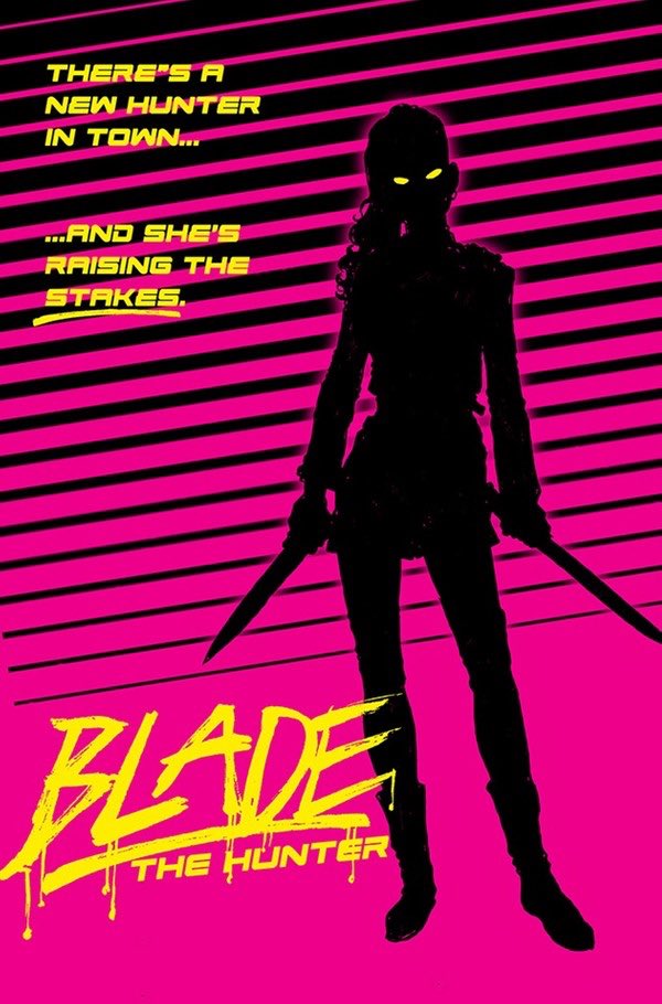 In 2016 Marvel started promoting a new Blade book written by Tim Seeley and drawn by Afua Richardson. The story was going to be about Blade training his daughter as the new Vampire Hunter. It was a great idea but...